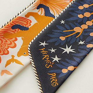 HERMES 新作 スカーフ ダブルフェイス Sous le Charme d'Orphee エルメス カレ90 ダブルフェイス Sous le Charme d'Orphee